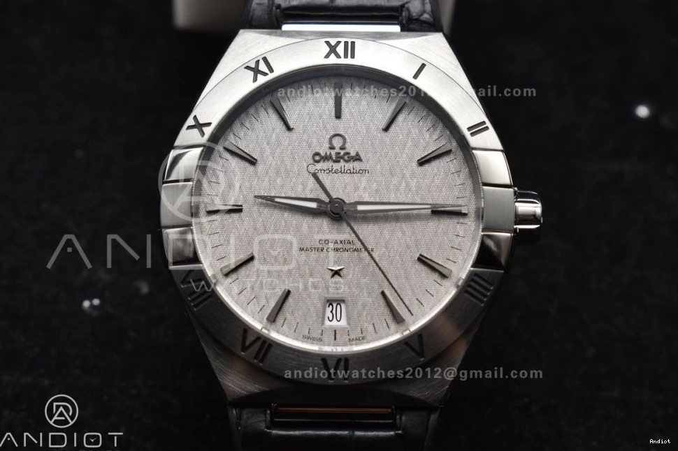 Edition on Black Super Constellation 1:1 Gummy Strap SS Clone Best VSF Dial Gray A8900 1226